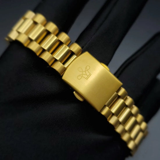 President Luxury Anti Fog Quartz Chronograph Waterproof Week and Day Display Watches for Man