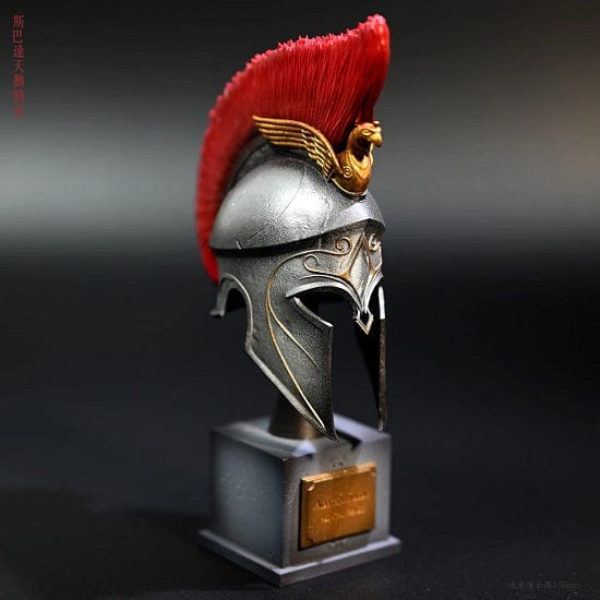 ALDO Arts & Entertainment > Hobbies & Creative Arts > Collectibles > Scale Models Ancient Greek Helmet Desktop Statue