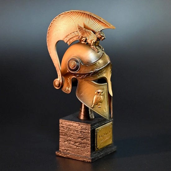 ALDO Arts & Entertainment > Hobbies & Creative Arts > Collectibles > Scale Models Ancient Spartan Ogfficer Helmet Desktop Statue