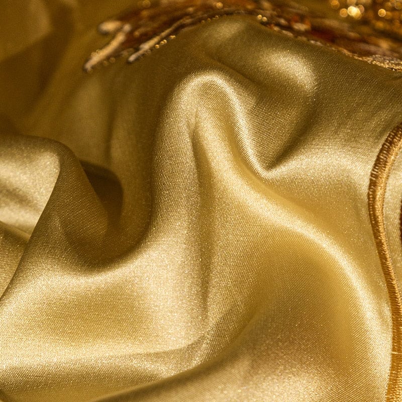 ALDO Bedding >Comforters & Sets Sultan's Finest Royal Gold Style Luxury Duvet Set Egyptian Cotton With Golden Embroidery