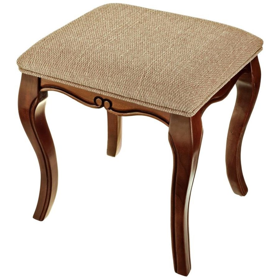 ALDO Chairs > Folding Chairs & Stools Lady Guinevere Hand Carved Hardwood Vanity Stool