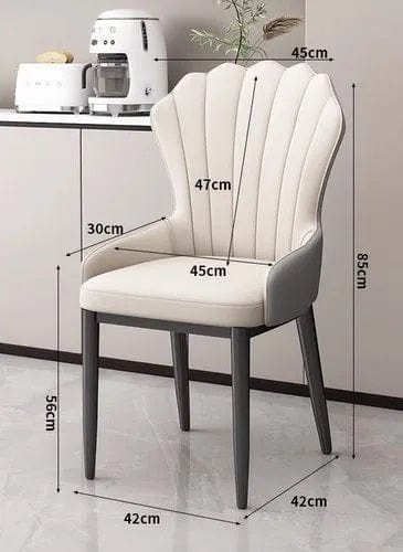 ALDO Chairs Modern Italian Ergonomic Style Custom Made Dining Chairs With Armrest By De Jantar