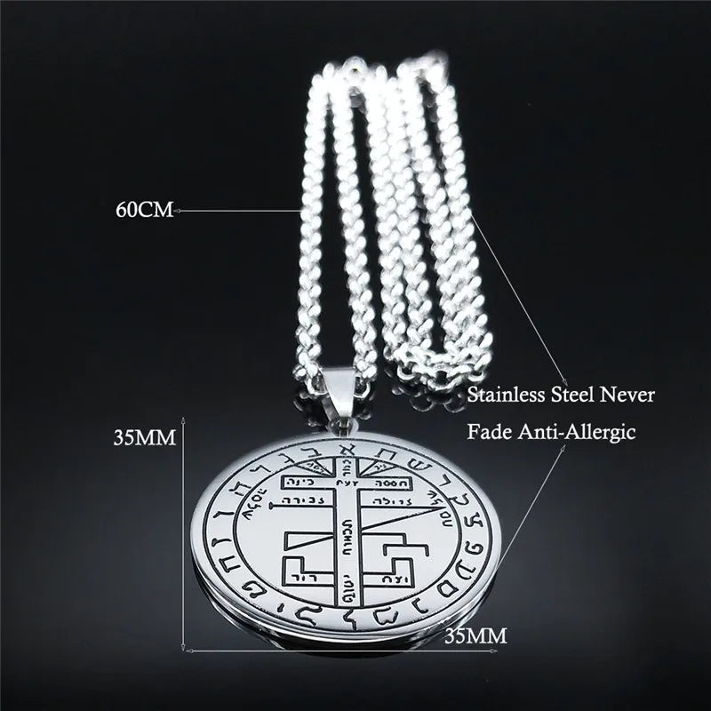 ALDO Clothing Accessories > Sunglasses King Solomon Seal Pendant Necklass Hexagram Tree of Life Ten Sephiroth For Good Health,Fortune and Prosperity