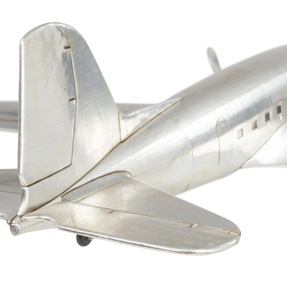 ALDO Creative Arts> Collectibles> Scale Model Airplane Dakota Douglas DC-3 Plane Deck Top Aluminum Model