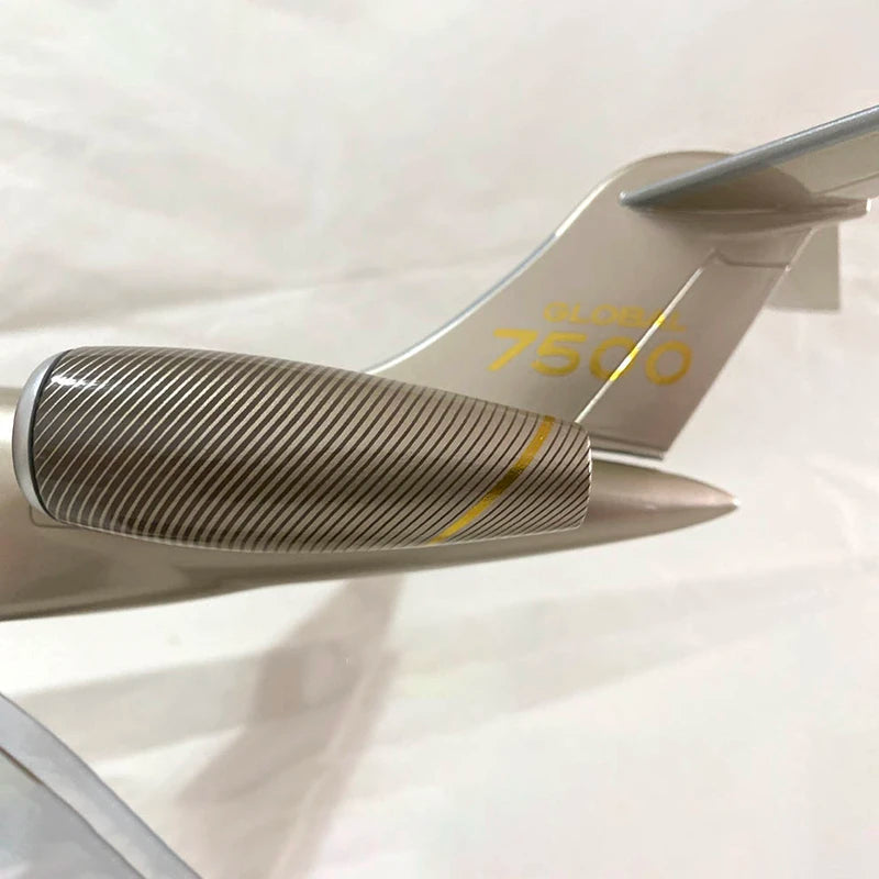 ALDO Creative Arts Collectibles Scale Model Bombardier Global 7500 Diecast Aircraft Airplane Model