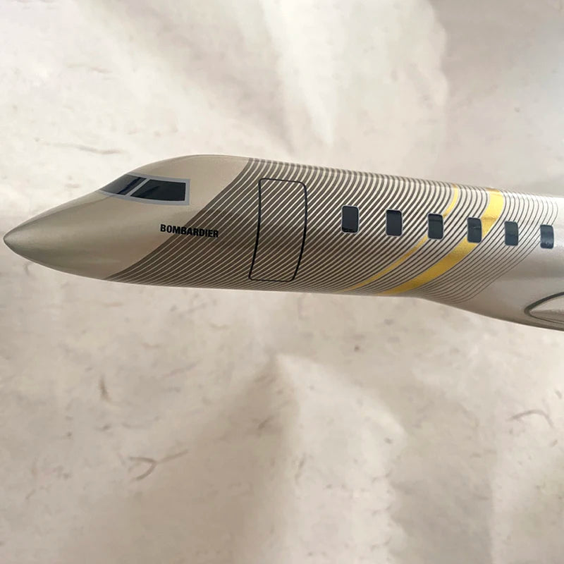 ALDO Creative Arts Collectibles Scale Model Bombardier Global 7500 Diecast Aircraft Airplane Model