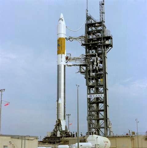 ALDO Creative Arts Collectibles Scale Model Length is 12" and wingspan is 2" / NEW / Wood NASA Lockheed-Martin Atlas II Rocket Wood Model Spacecraft