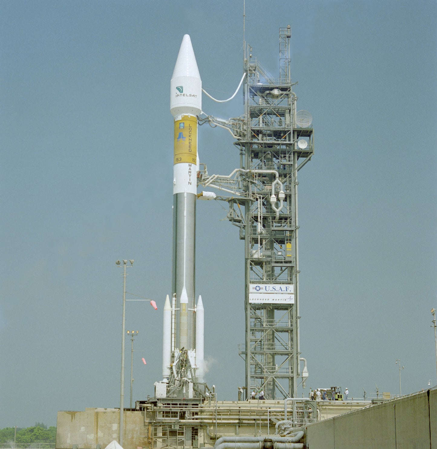 ALDO Creative Arts Collectibles Scale Model Length is 12" and wingspan is 2" / NEW / Wood NASA Lockheed-Martin Atlas II Rocket Wood Model Spacecraft