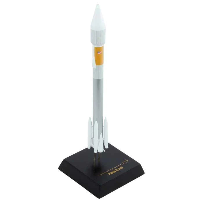 ALDO Creative Arts Collectibles Scale Model Length is 12" and wingspan is 2" / NEW / Wood NASA Lockheed-Martin Atlas II Rocket Wood Model Spacecraft