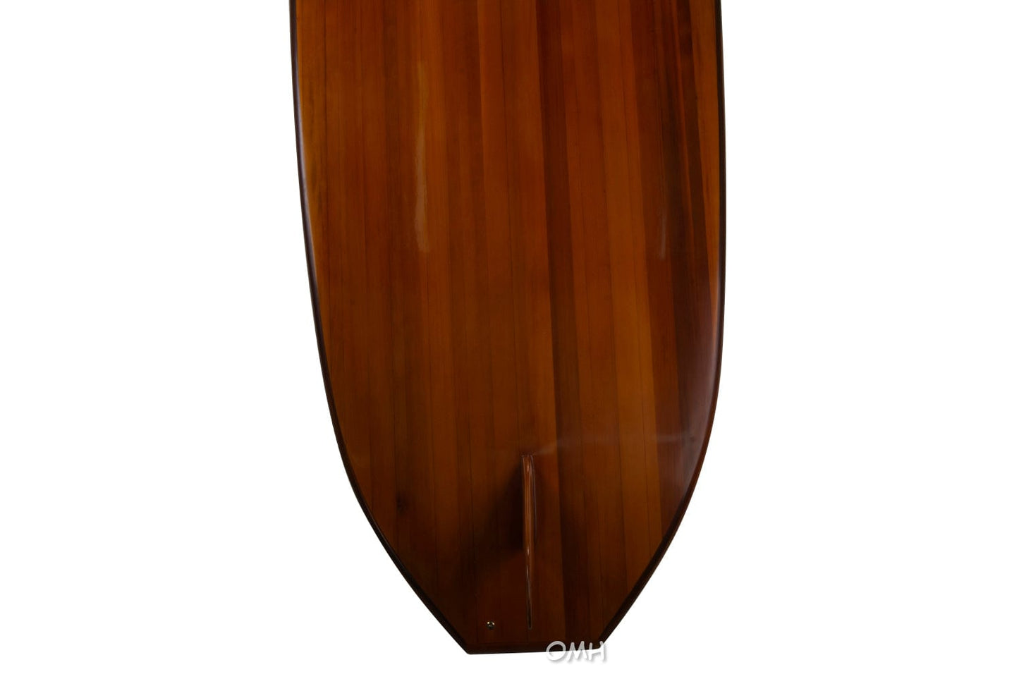 ALDO Creative Arts Collectibles Scale Model Real Fully Functional Paddle Board in Classic Cedarwood Real Wood 11feet with 1 fin