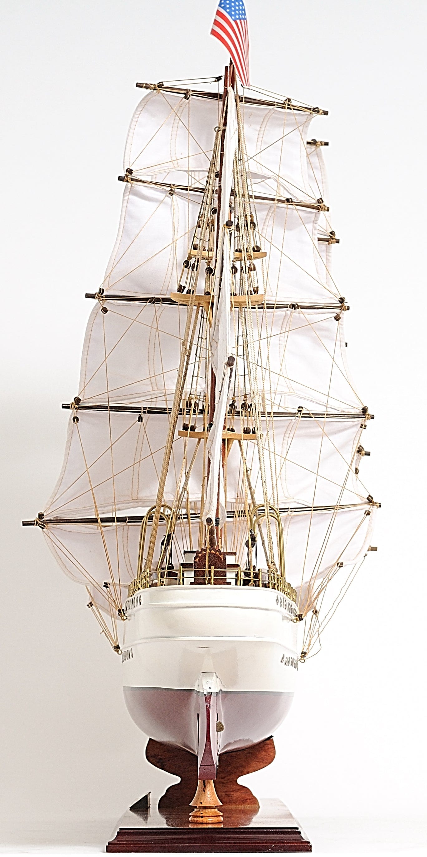 ALDO Creative Arts Collectibles Scale Model US. Coast Guard Eagle E.E. Exclusive Edition Sailboat Wood Model Assembled