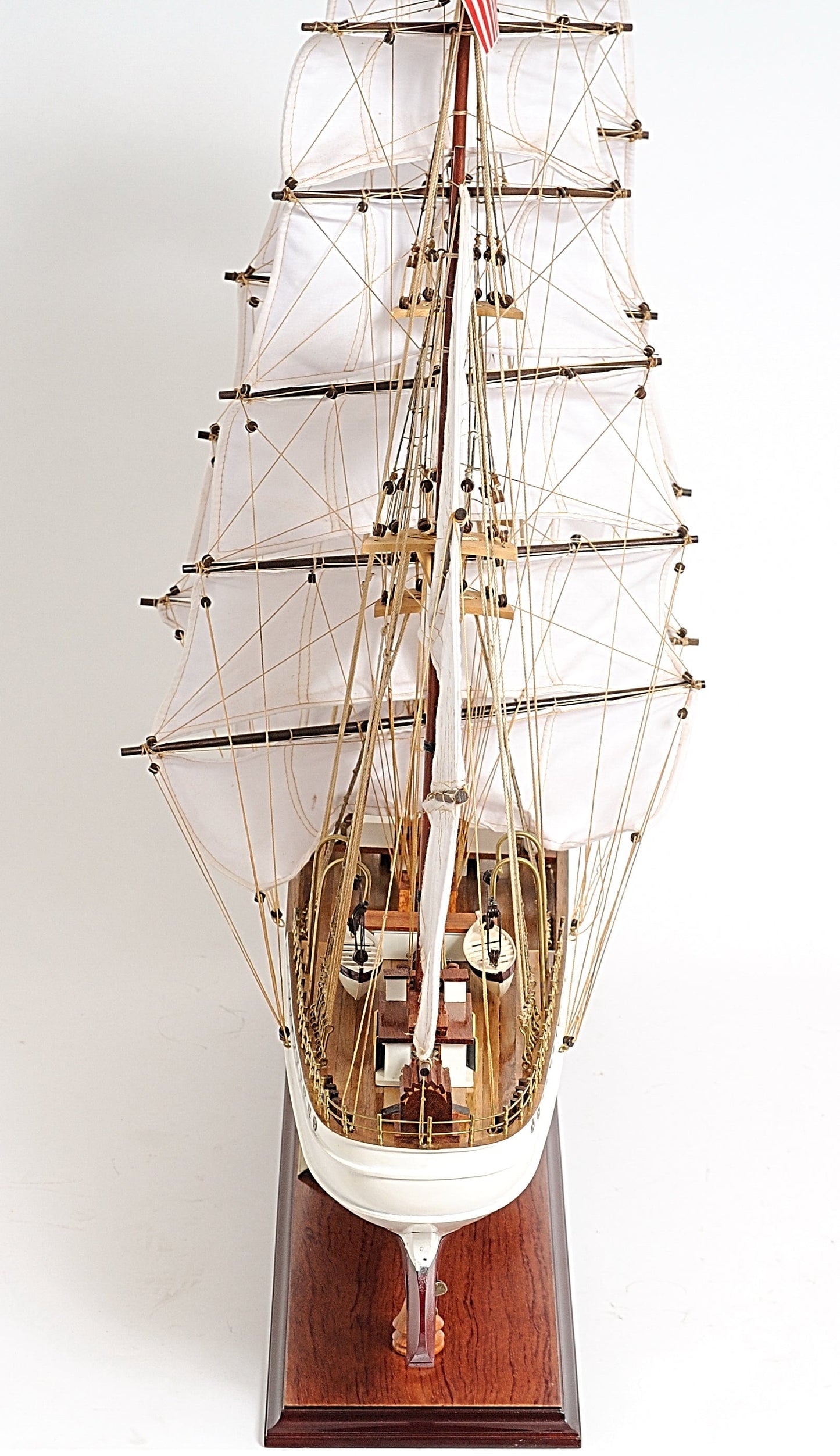 ALDO Creative Arts Collectibles Scale Model US. Coast Guard Eagle E.E. Exclusive Edition Sailboat Wood Model Assembled