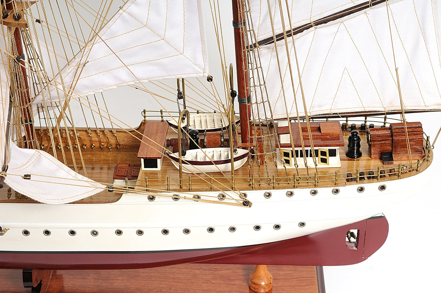 ALDO Creative Arts Collectibles Scale Model US. Coast Guard Eagle E.E. Exclusive Edition Sailboat Wood Model Assembled