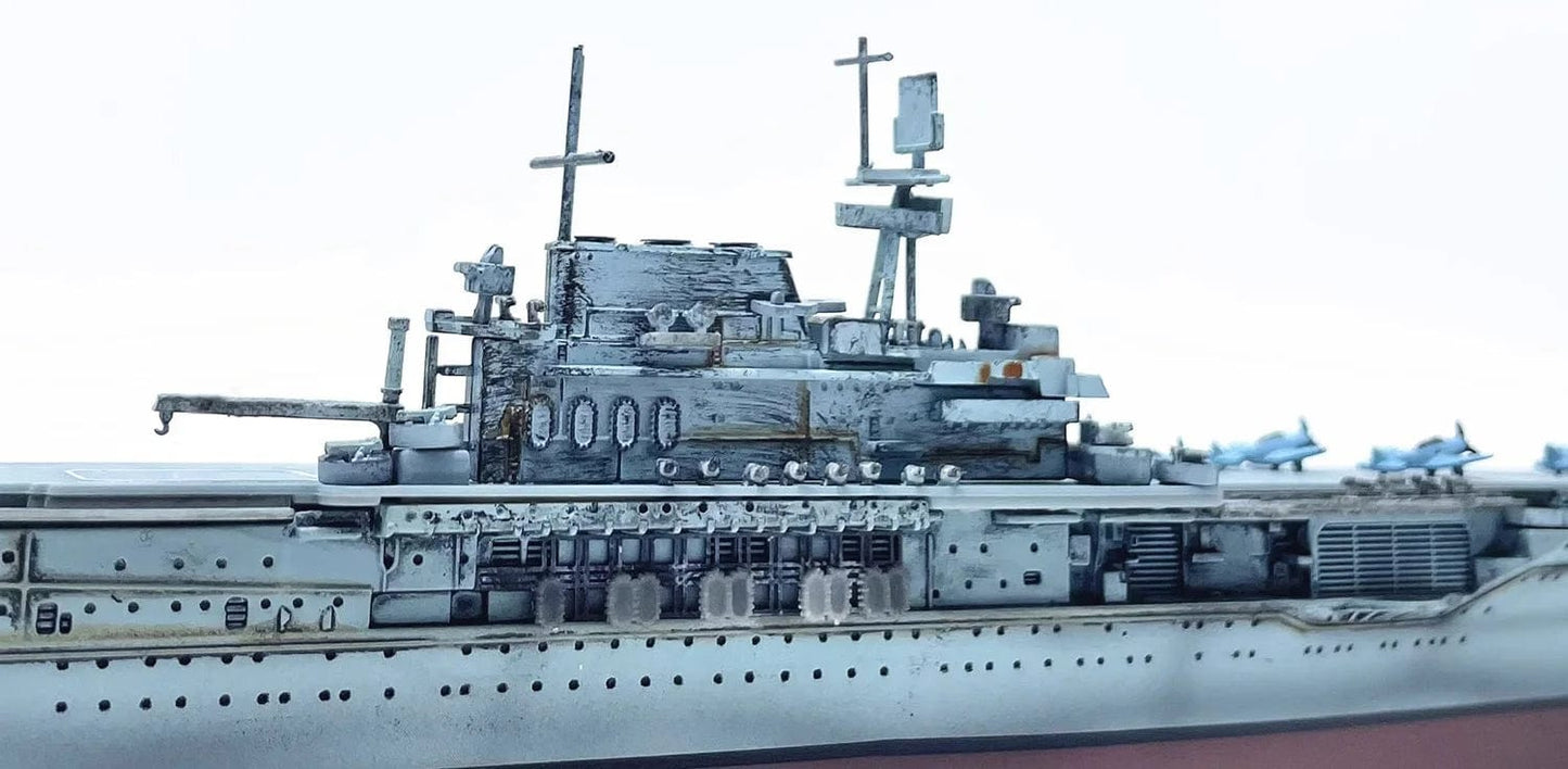 ALDO Creative Arts >Collectibles> Scale Model US Navy CV-5 Yorktown Military Aircraft Carrier Alloy Model Assembled