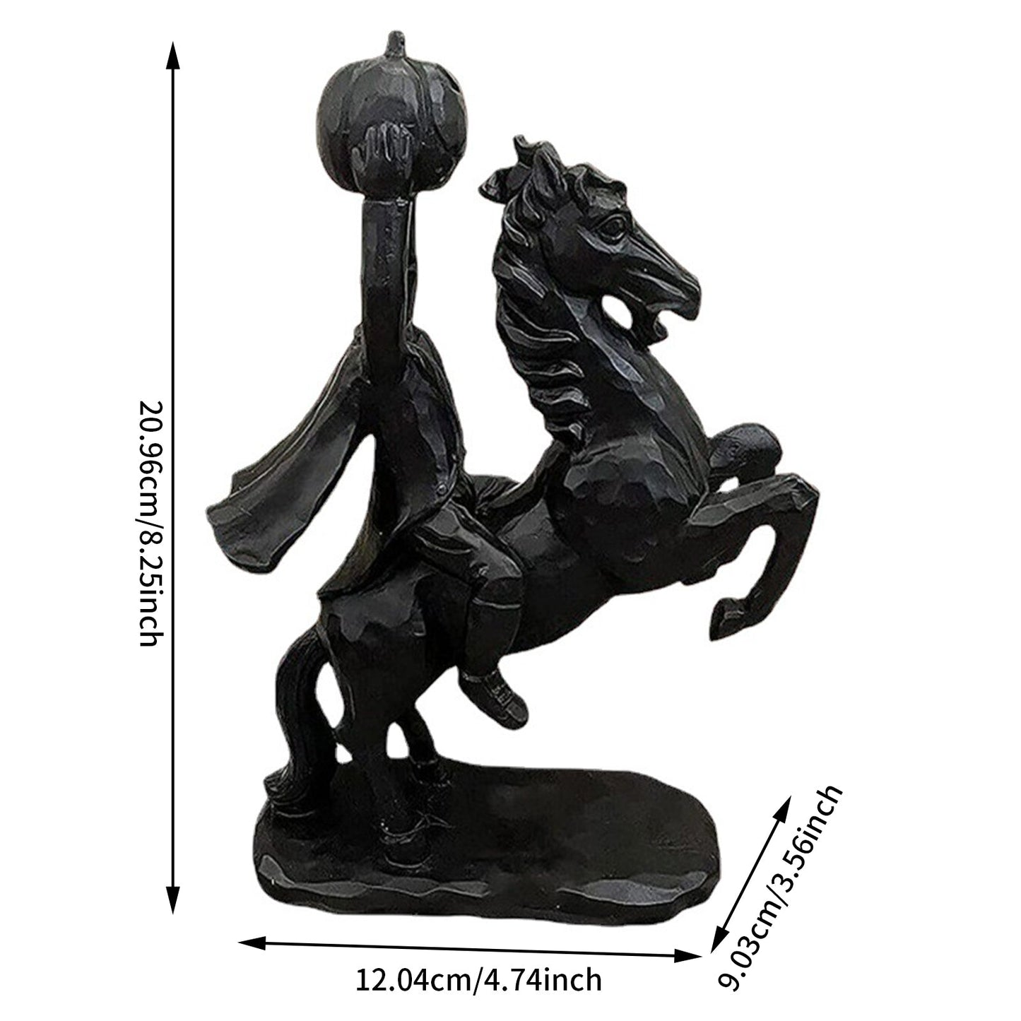 ALDO Décor>Artwork>Sculptures & Statues 8.25×4.74×3.56inch / NEW / resin Headless Horseman Halloween Statue