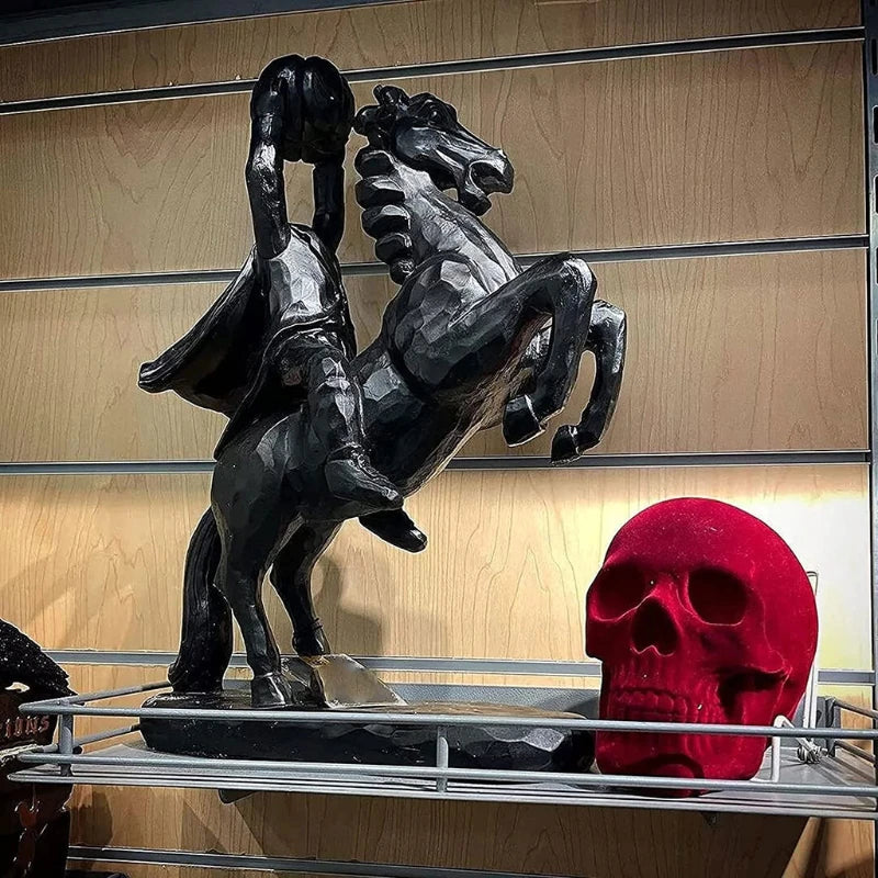 ALDO Décor>Artwork>Sculptures & Statues 8.25×4.74×3.56inch / NEW / resin Headless Horseman Halloween Statue