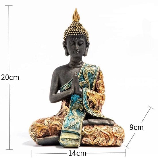 ALDO Décor>Artwork>Sculptures & Statues Large Meditating Thailand Buddha Statue For Good Luck,Wealth and Prosperity