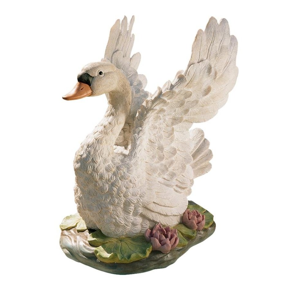 ALDO Décor>Artwork>Sculptures & Statues Majestic of Swan Lake Sculpture Garden Statue
