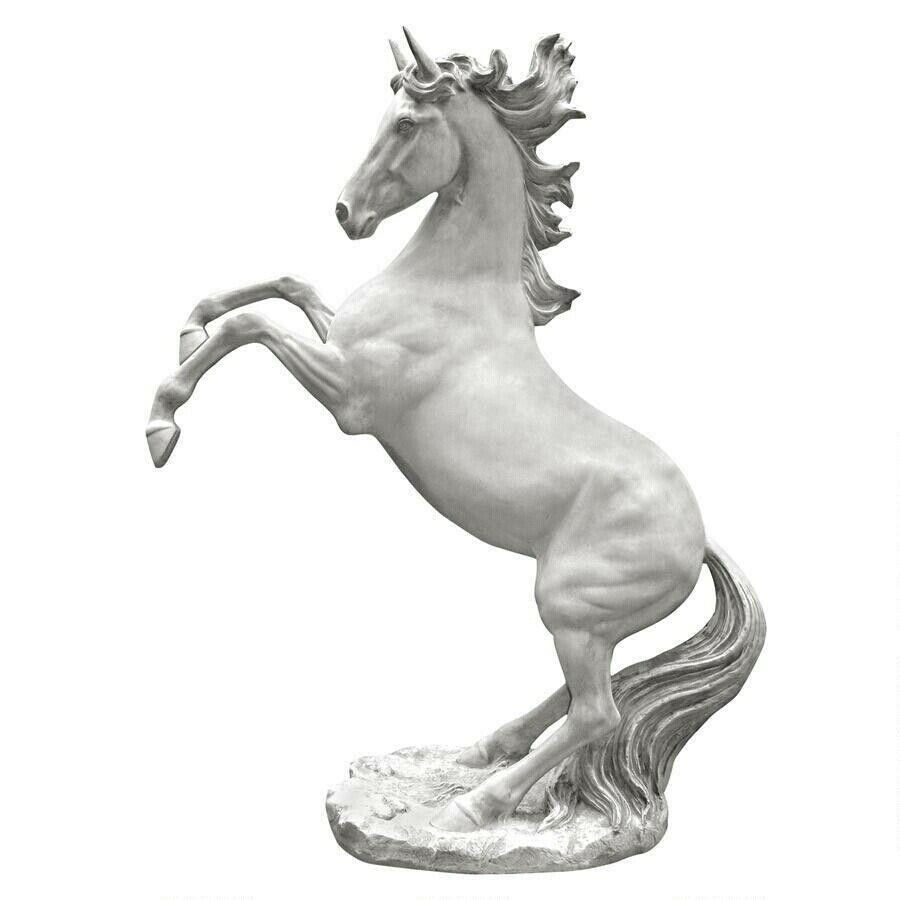 ALDO Décor>Artwork>Sculptures & Statues Mustang Stallion Horse Life Size Garden Sculpture Statue