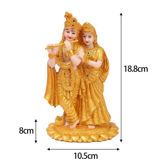ALDO Décor>Artwork>Sculptures & Statues Radha and Krishna Buddha Statue Symbol of Compassion and Mercy and Healing