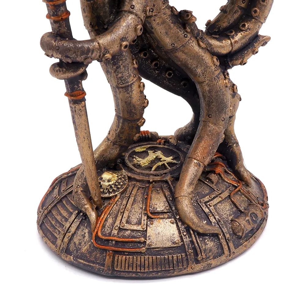 ALDO Décor>Artwork>Sculptures & Statues Steampunk Seabed Hiker Octopus Figurine Statue