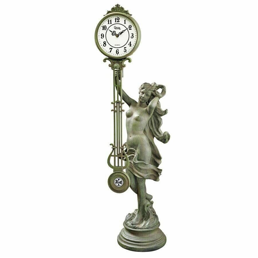 ALDO Decor > Clocks French Style Goddess of Time Sculptural Pendulum Clock