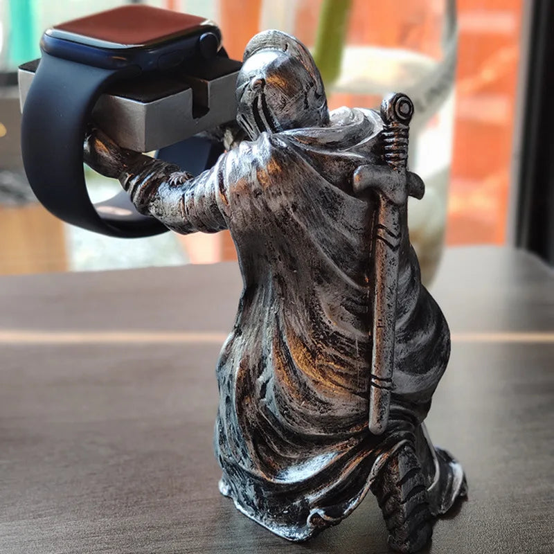 ALDO Décor > Watches King Arthur Knite Apple Watch Stand for Charging Display Watch Holder Case with Charging Cable
