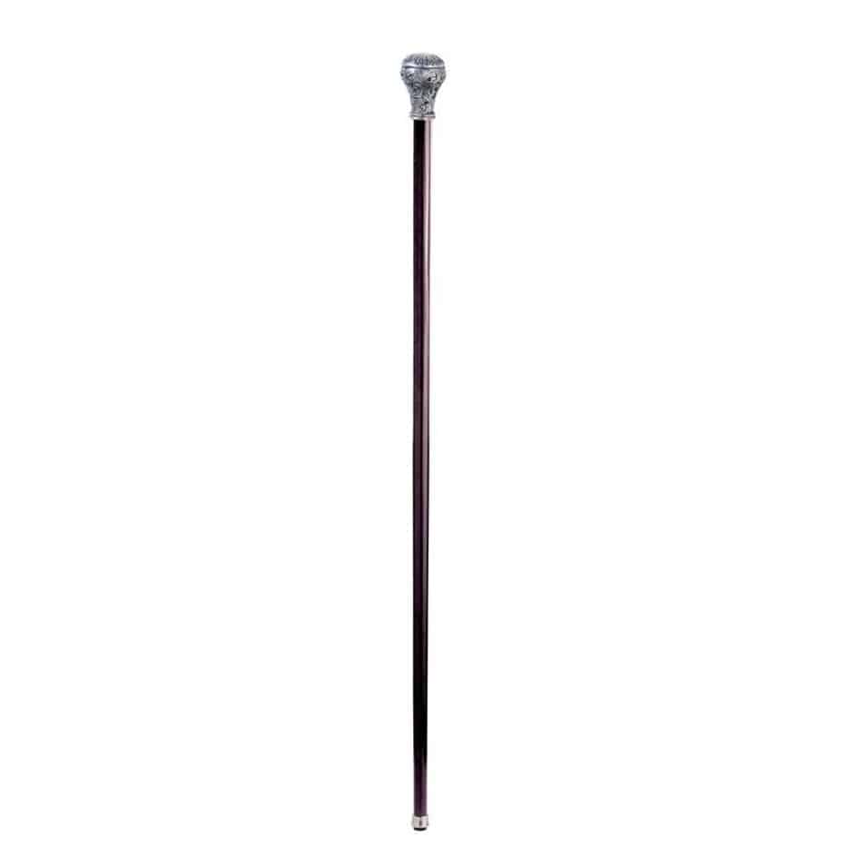 ALDO Health Care Mobility & Accessibility Canes & Walking Sticks 35.5"H / NEW / Wood Italian Solid Hardwood Ornamental Classic Flamboyant Ball Pewter Walking Stick Collectible Gift