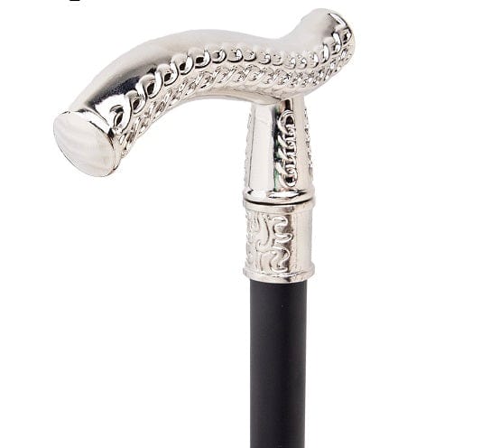 ALDO Health Care Mobility & Accessibility Canes & Walking Sticks White Flower Luxury Curve Line Type Walking Cane Fashion Gentleman Walking Stick