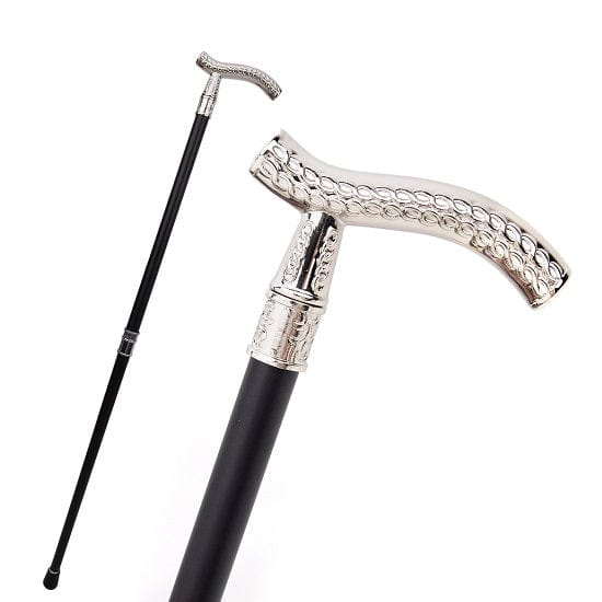 ALDO Health Care Mobility & Accessibility Canes & Walking Sticks White Flower Luxury Curve Line Type Walking Cane Fashion Gentleman Walking Stick