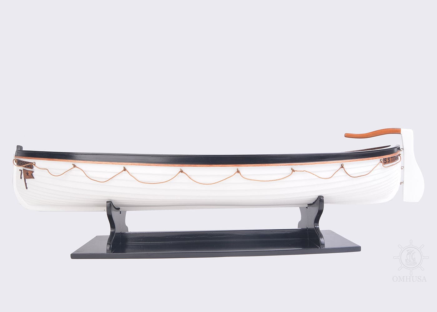 ALDO Hobbies & Creative Arts> Collectibles> Scale Model L: 22.5 W: 7.25 H: 6 Inches / NEW / Wood Lifeboat No 7 model of RMS Titanic Passenger Ship Ocean Liner Wood Model Assembled