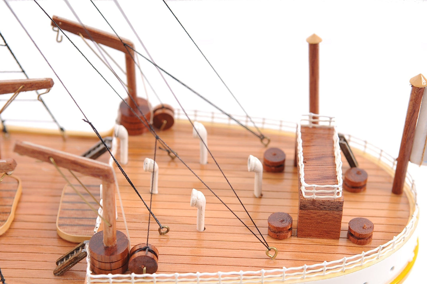 ALDO Hobbies & Creative Arts> Collectibles> Scale Model L: 32 W: 4 H: 11 Inches / NEW / Wood RMS Titanic Painted Medium Passenger Ship Ocean Liner Wood Model Assembled