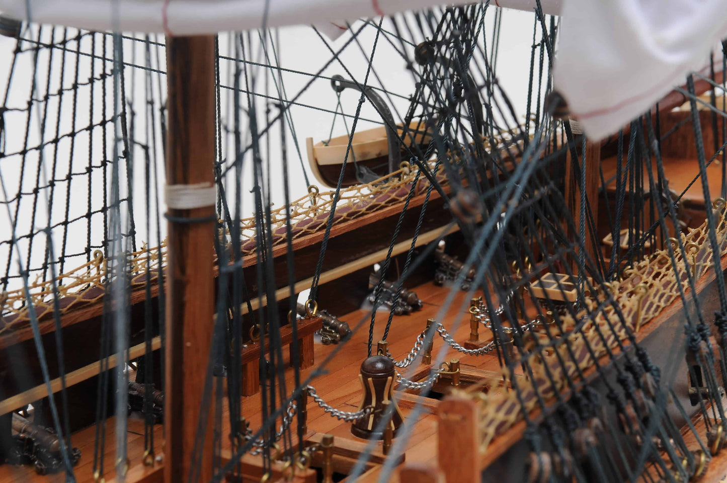 ALDO Hobbies & Creative Arts> Collectibles> Scale Model L: 35.4 W: 13.5 H: 29.5 Inches / NEW / Wood USS Constitution Medium Tall Ship Wood Model Sailboat With Tabletop Display Front Open Case Combo Assembled