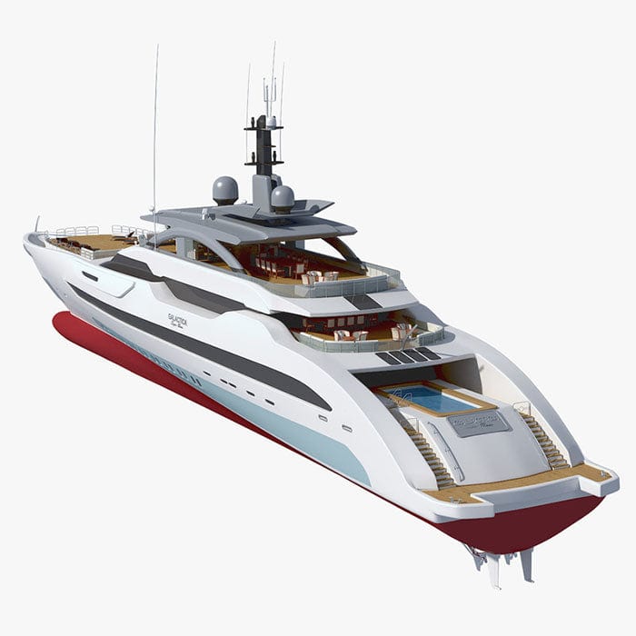 ALDO Hobbies & Creative Arts> Collectibles> Scale Model Large Luxary Yacht Boat Galactica Super Nova Exlusive Edition Model Assembled
