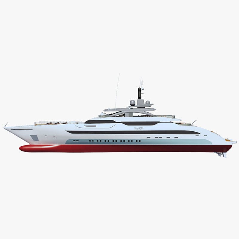 ALDO Hobbies & Creative Arts> Collectibles> Scale Model Large Luxary Yacht Boat Galactica Super Nova Exlusive Edition Model Assembled