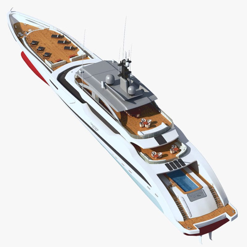 ALDO Hobbies & Creative Arts> Collectibles> Scale Model Large Luxary Yacht Boat Galactica Super Nova Exlusive Edition Model Assembled