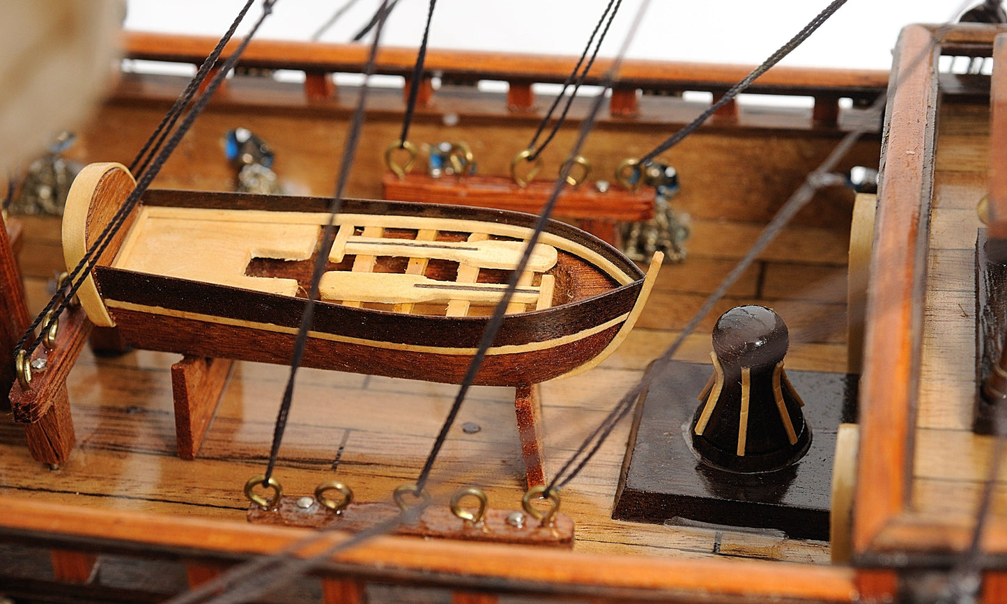 Aldo Hobbies & Creative Arts> Collectibles> Scale Model new / Wood / L: 22 W: 7.5 H: 21.5 Inches Peter the Great Flagship Tallship Providence of God Goto Predestination Excusive Edition Small Wood Model Sailboat Assembled