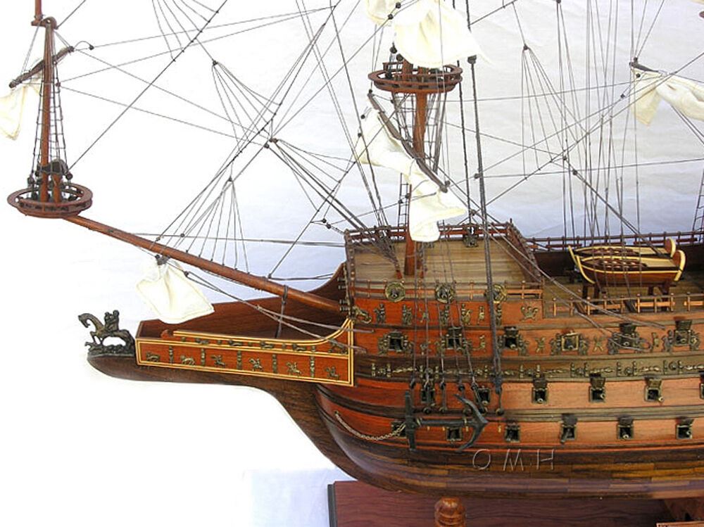Aldo Hobbies & Creative Arts> Collectibles> Scale Model new / Wood / L: 58 W: 17 H: 53 Inches HMS Sovereign Of The Seas Royal Navy Tall Ship X Large Wood Model Assembled