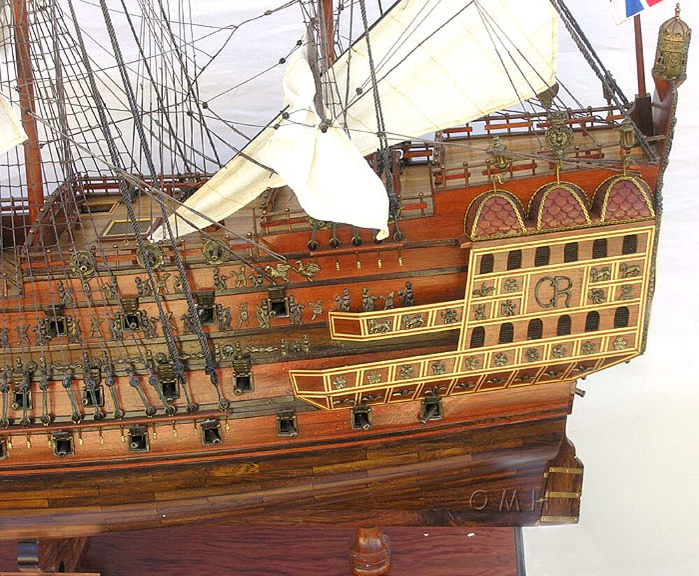Aldo Hobbies & Creative Arts> Collectibles> Scale Model new / Wood / L: 58 W: 17 H: 53 Inches HMS Sovereign Of The Seas Royal Navy Tall Ship X Large Wood Model Assembled