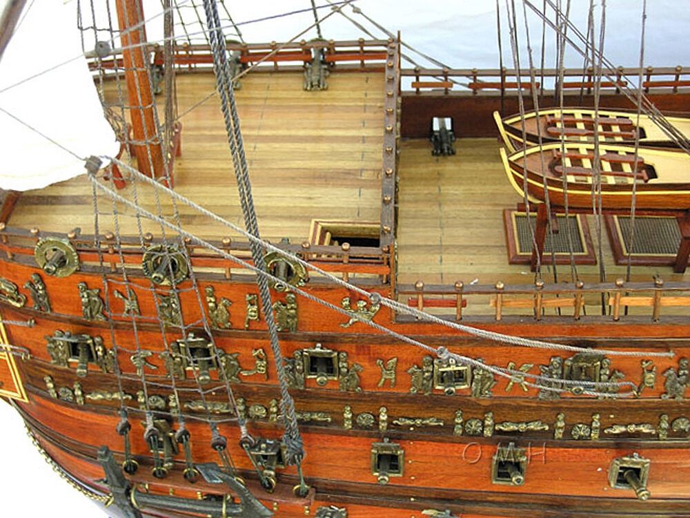 Aldo Hobbies & Creative Arts> Collectibles> Scale Model new / Wood / L: 58 W: 17 H: 53 Inches HMS Sovereign Of The Seas Royal Navy Tall Ship X Large Wood Model Assembled