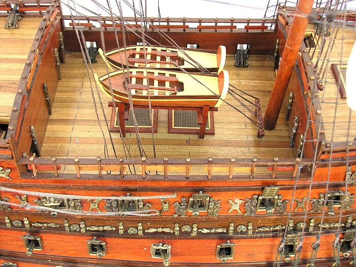 Aldo Hobbies & Creative Arts> Collectibles> Scale Model new / Wood / L: 58 W: 17 H: 53 Inches HMS Sovereign Of The Seas Royal Navy Tall Ship X Large Wood Model Assembled
