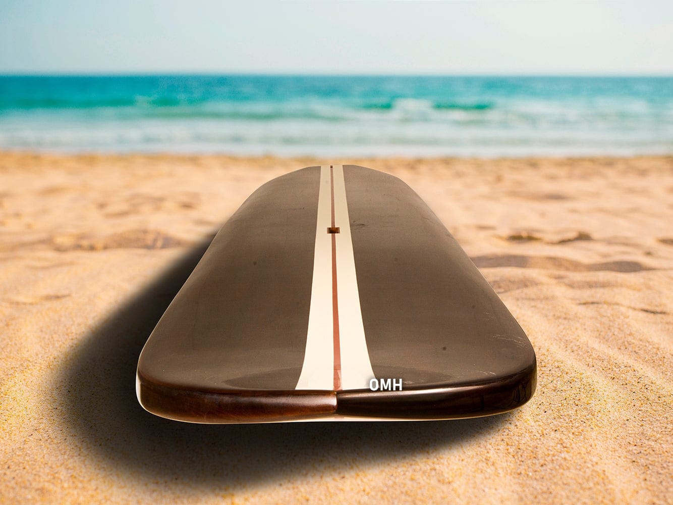 ALDO Hobbies & Creative Arts> Collectibles> Scale Model Real Fully Functional Black Paddle Board in Classic Cedarwood 11ft with 1 fin