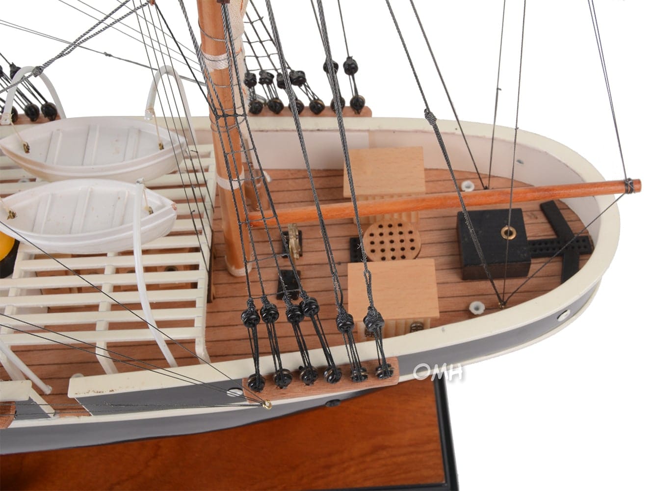 ALDO Hobbies & Creative Arts> Collectibles> Scale Model RRS Discovery Wood Model Sailboat Steamship Assembled