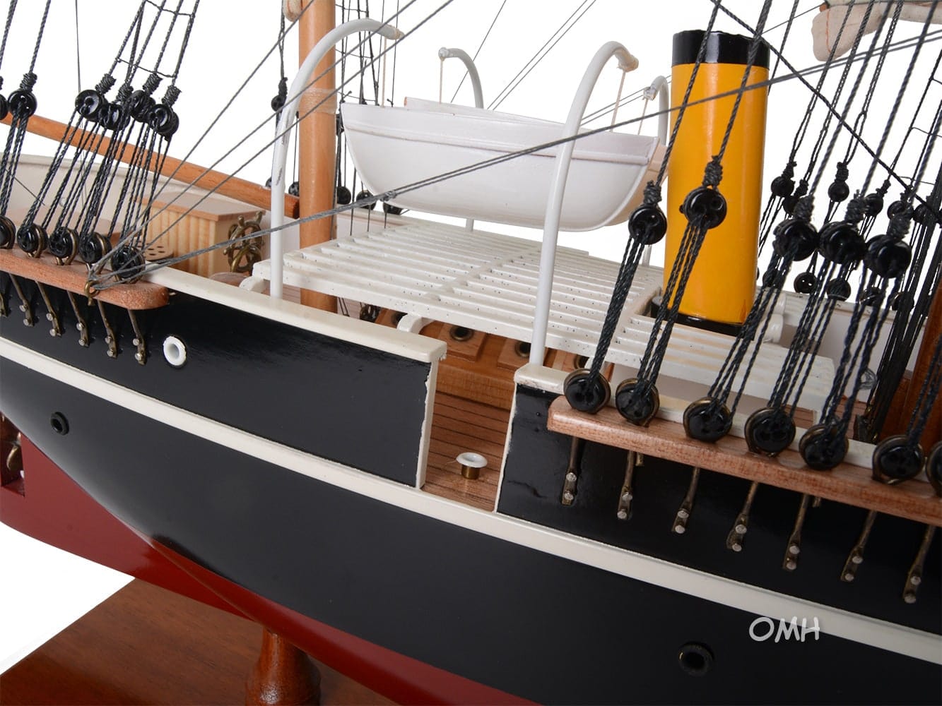ALDO Hobbies & Creative Arts> Collectibles> Scale Model RRS Discovery Wood Model Sailboat Steamship Assembled