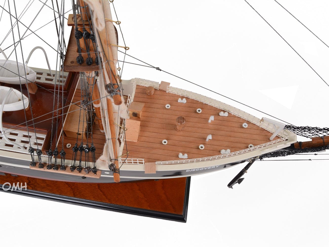 ALDO Hobbies & Creative Arts> Collectibles> Scale Model RRS Discovery Wood Model Sailboat Steamship Assembled