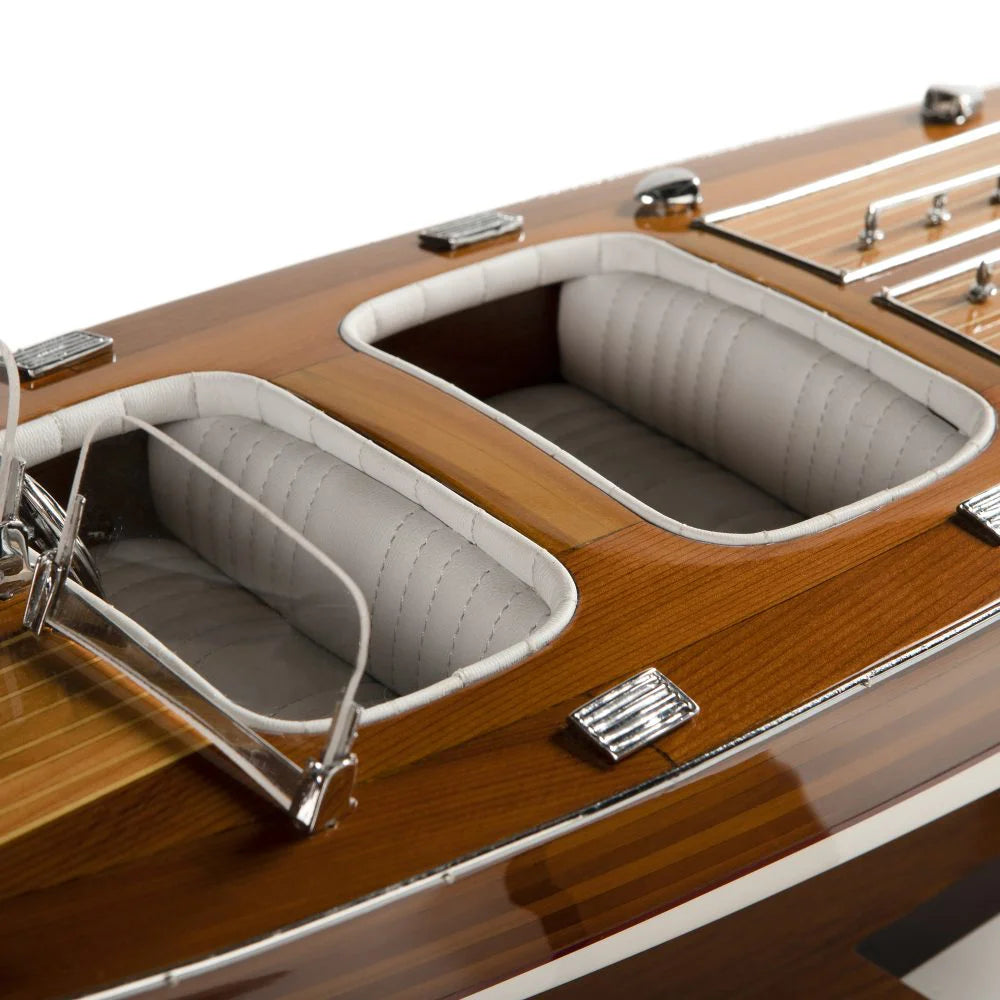 ALDO Hobbies & Creative Arts > Collectibles > Scale Models Chris Craft Triple Cockpit Speedboat Ship Model Assembled by Authentic Models