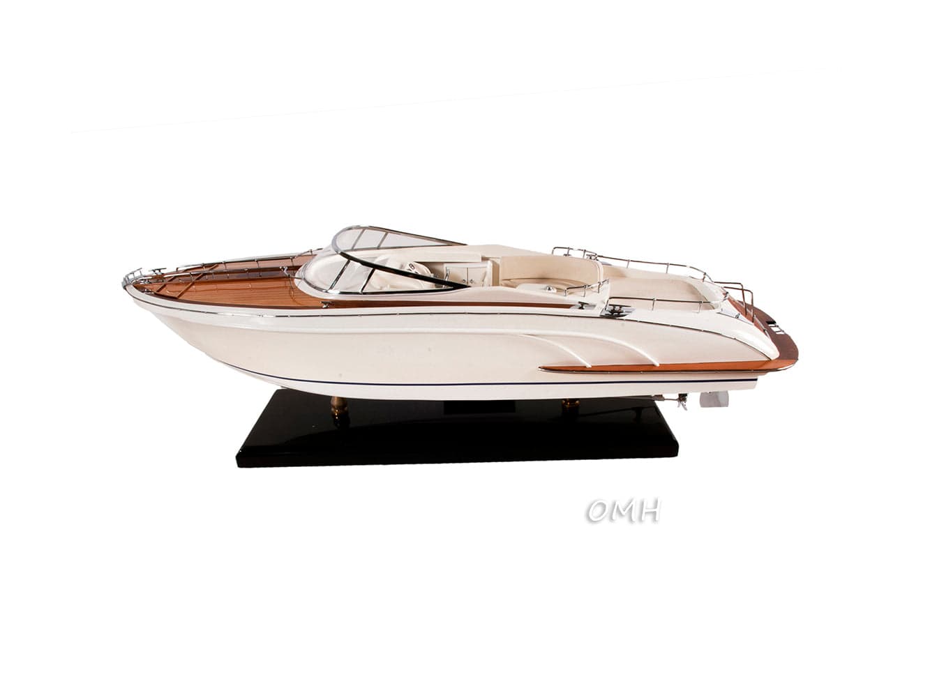 ALDO Hobbies & Creative Arts > Collectibles > Scale Models Italian Speed Boat Rivarama large Model Ship Assembled