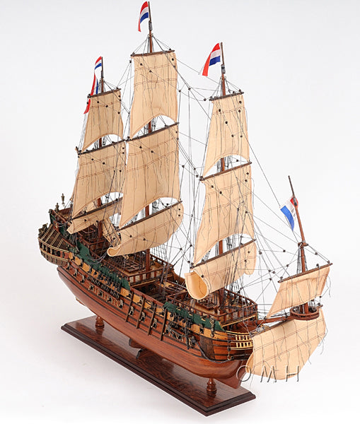 ALDO Hobbies & Creative Arts > Collectibles > Scale Models L: 28.5 W: 9.5 H: 26 Inches / NEW / Wood Friesland Dutch of Great Fleet of the United Province of Holland Tall Ship Medium Wood Model Sailboat Assembled