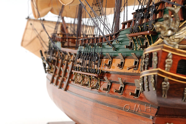 ALDO Hobbies & Creative Arts > Collectibles > Scale Models L: 28.5 W: 9.5 H: 26 Inches / NEW / Wood Friesland Dutch of Great Fleet of the United Province of Holland Tall Ship Medium Wood Model Sailboat Assembled