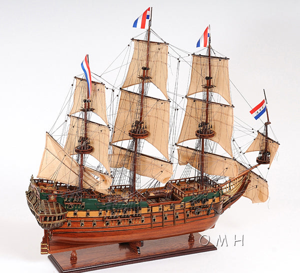 ALDO Hobbies & Creative Arts > Collectibles > Scale Models L: 28.5 W: 9.5 H: 26 Inches / NEW / Wood Friesland Dutch of Great Fleet of the United Province of Holland Tall Ship Medium Wood Model Sailboat Assembled